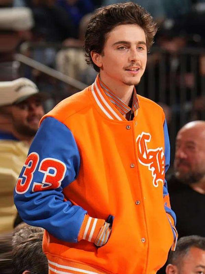 Timothee Chalamet Varsity Jacket