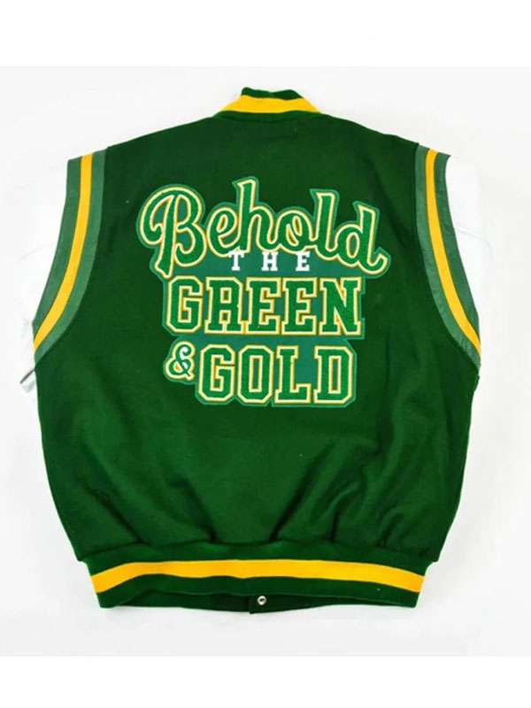 Norfolk State Varsity Jacket - back view
