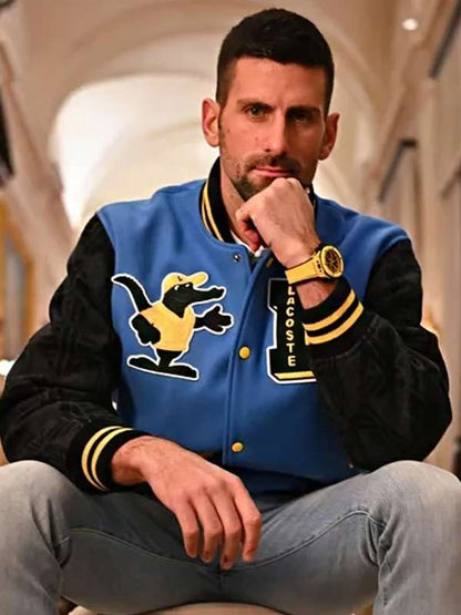 Novak Djokovic Lacoste Varsity Jacket