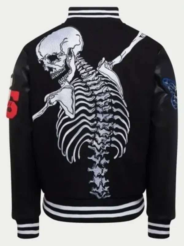 Rod Skull Godspeed Varsity Jacket