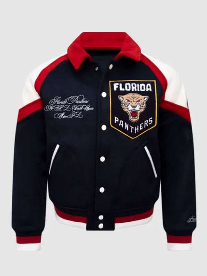 Florida Panthers Winter Classic Varsity Jacket - side view