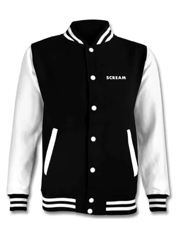 Scream Ghostface Varsity Jacket - back view