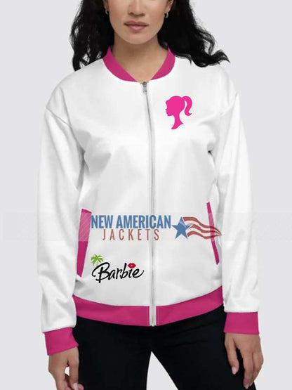 Barbie Racer Varsity Jacket - back view