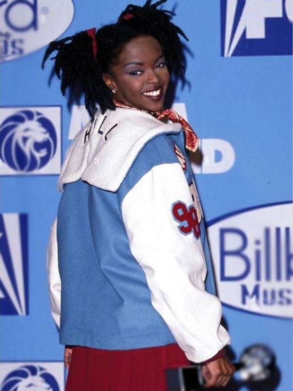Lauryn Hill 1998 Varsity Jacket - back view