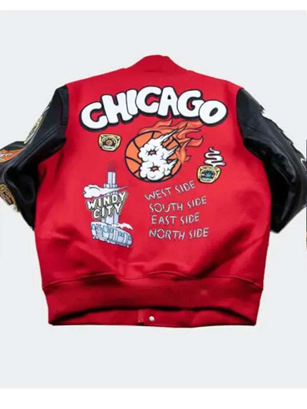 Chi Windy City Varsity Jacket - back view
