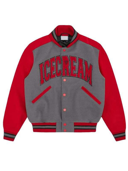 Icecream Patch Varsity Jacket - detail view