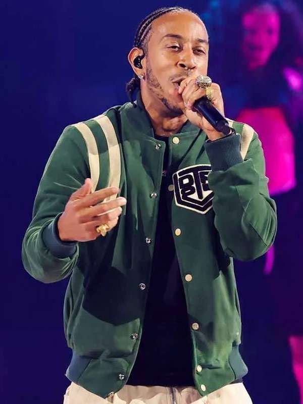 Iheartradio Music Awards Ludacris Green Varsity Jacket