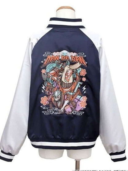 Dandadan Souvenir Varsity Jacket - side view
