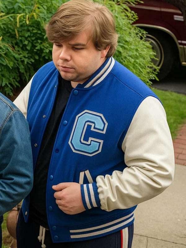 This Too Shall Pass Jeremy Ray Taylor Letterman Jacket - side view