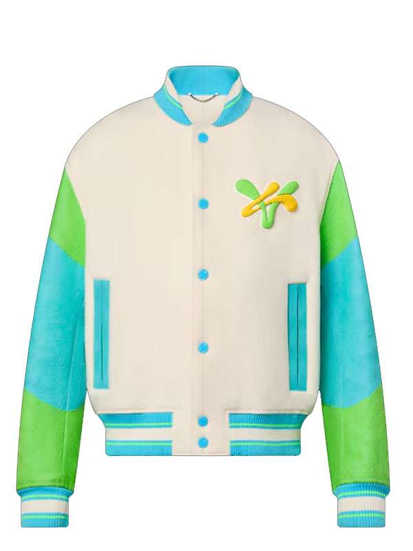 Rainbow Playground Varsity Jacket