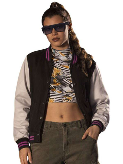 Grand Theft Auto Vi Lucia Caminos Varsity Jacket - back view