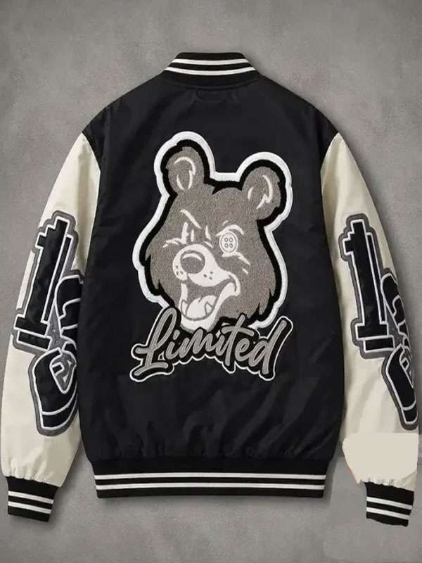 Lamine Yamal Teddy Varsity Jacket - detail view