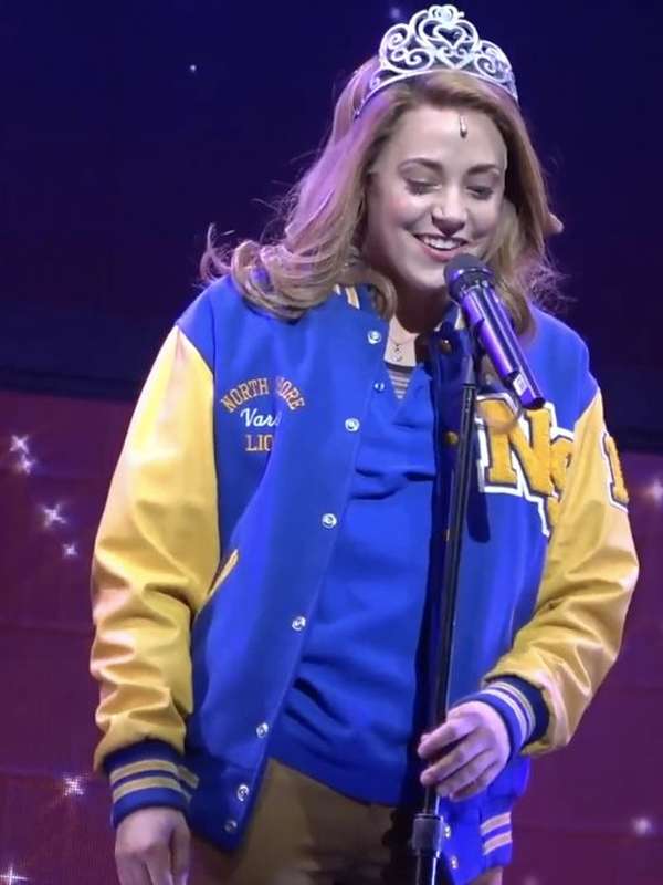 Sabrina Carpenter Mean Girls Movie Event Varsity Jacket - side view