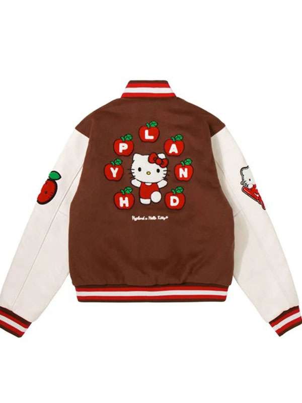 Hello Kitty Letterman Jacket - back view