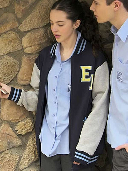 Neighbours Nell Rebecchi Varsity Jacket - back view