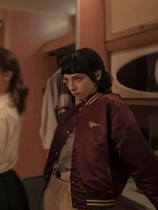 Devon Ross Irma Vep Red Varsity Jacket