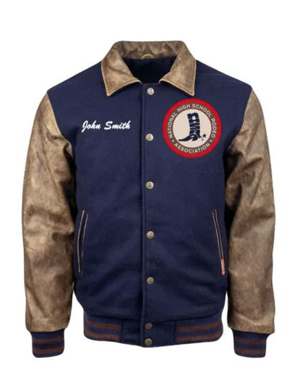 NHSRA Letterman Varsity Jacket - back view