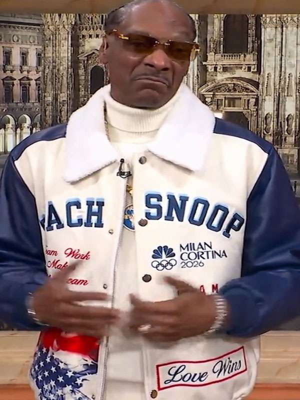 Snoop Dogg Team USA Coach Varsity Jacket - side view