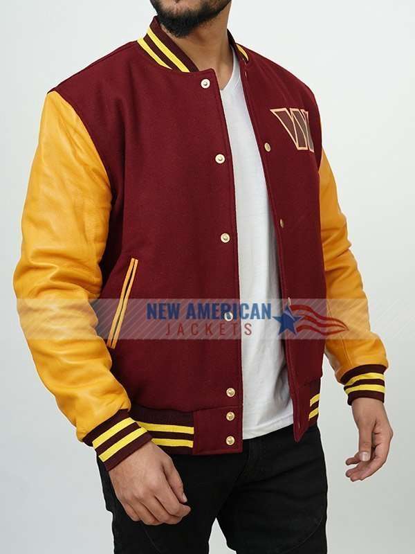 Football Team Washington Commanders Letterman Jacket