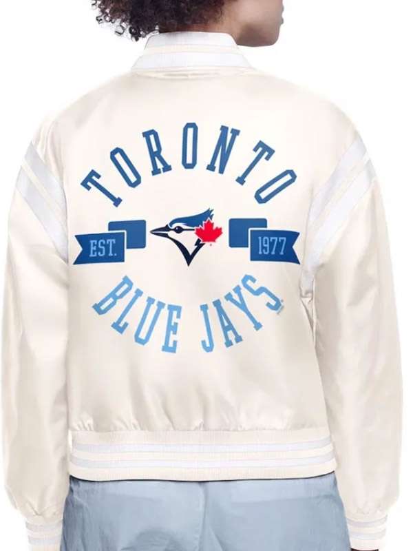 Toronto Blue Jays Satin Varsity Jacket