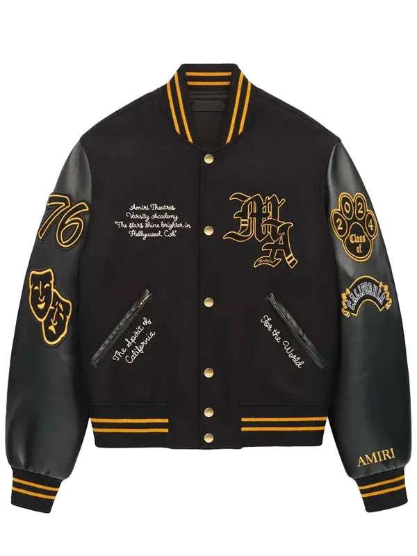 Method Man Relationship Goals Black Varsity Jacket