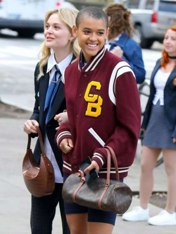 Gossip Girl Julien Calloway Varsity Jacket - back view