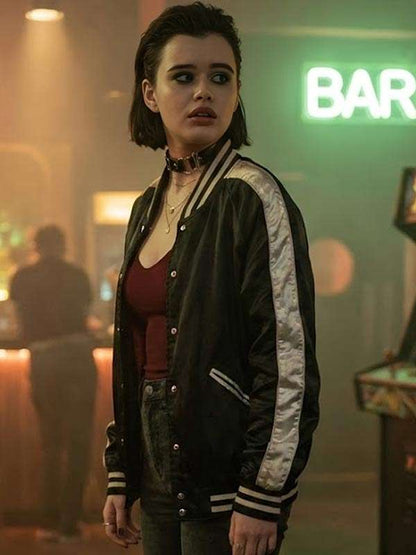 Kat Hernandez Euphoria Varsity Jacket - back view