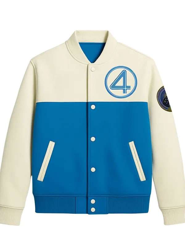 The Fantastic Four First Steps Varsity Jacket - back view