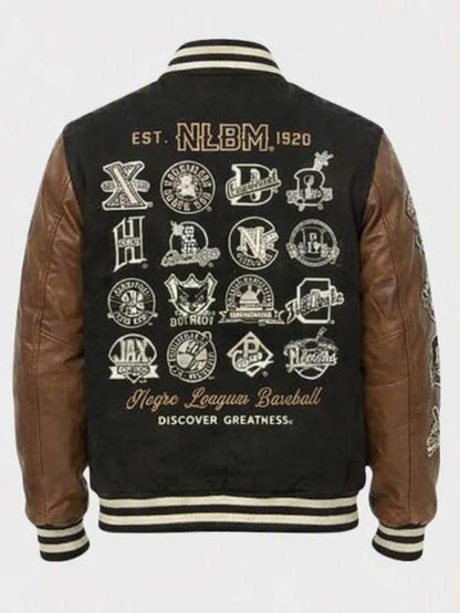 Negro League Vintage Varsity Jacket - back view