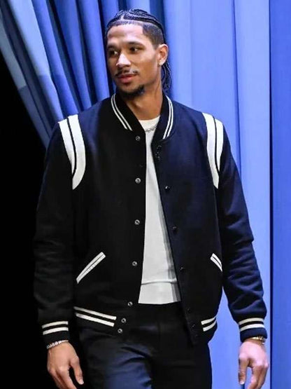Josh Hart the Tonight Show Varsity Jacket - side view