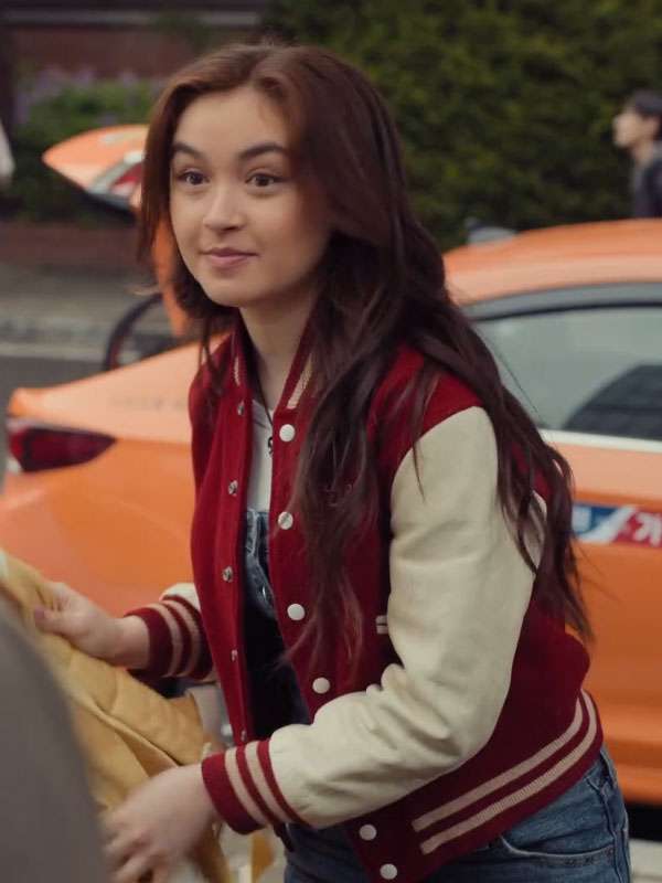 Anna Cathcart XO Kitty S02 Varsity Jacket - alternate view