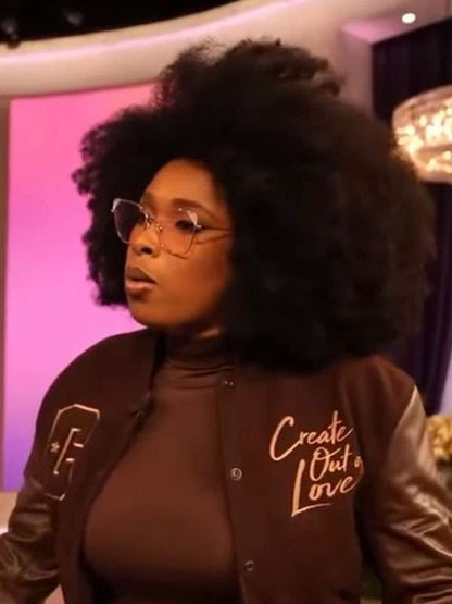 Jennifer Hudson the Jennifer Hudson Show S04 Varsity Jacket - back view