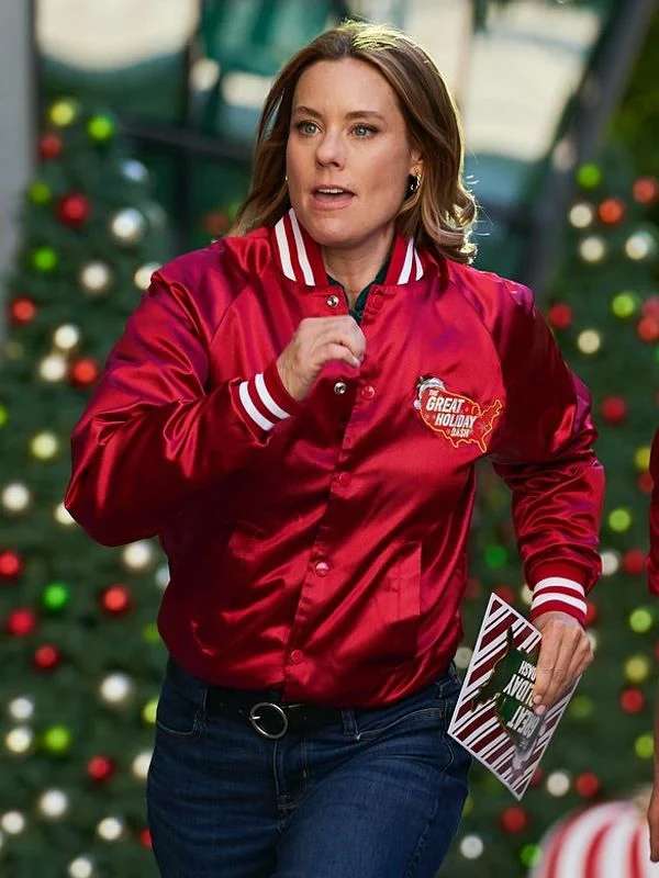 Ashley Williams Jingle Bell Run 2024 Varsity Jacket - alternate view