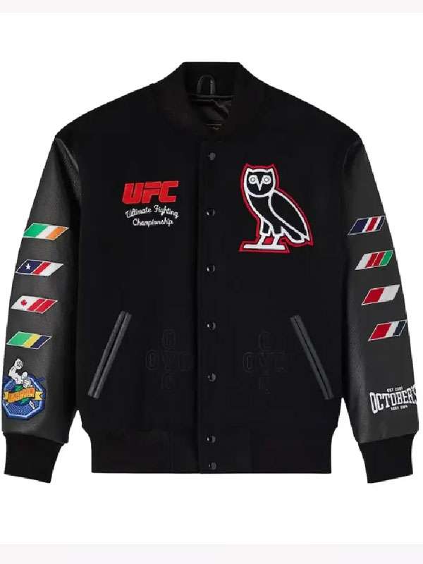 UFC Championship OVO Varsity Jacket