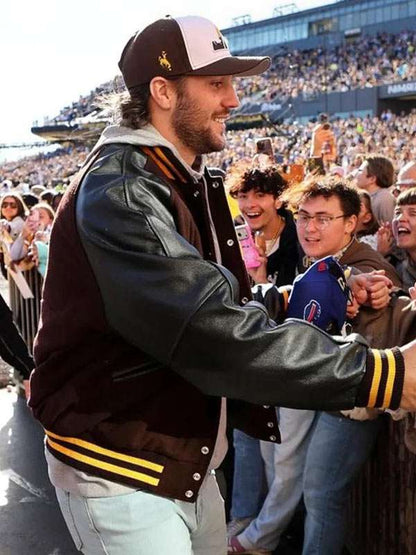 Josh Allen Retirement Ceremony Varsity Jacket