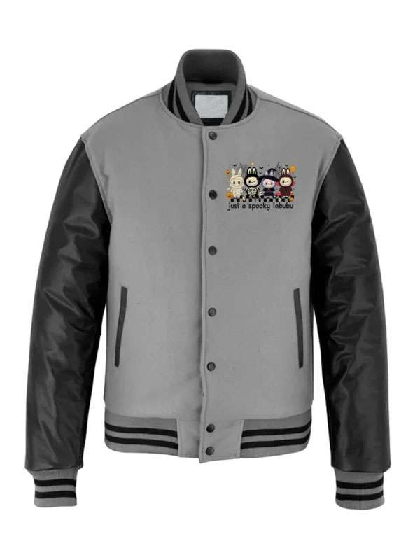 Spooky Labubu Varsity Jacket
