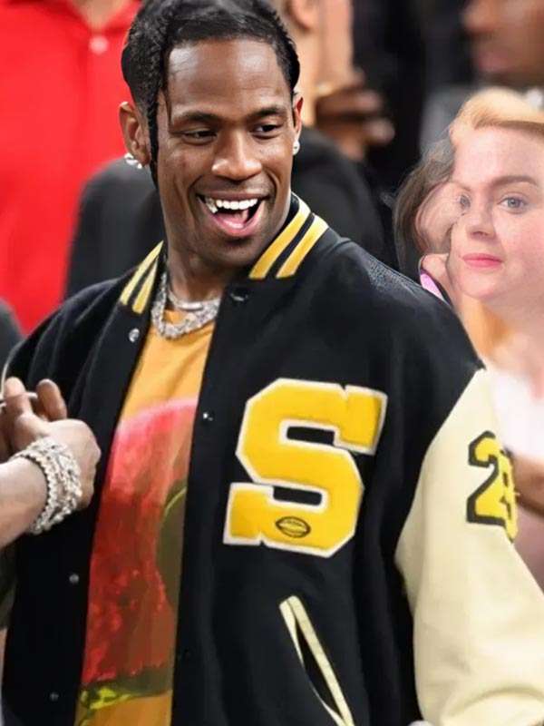 Travis Scott Paris Olympics Varsity Jacket - detail view