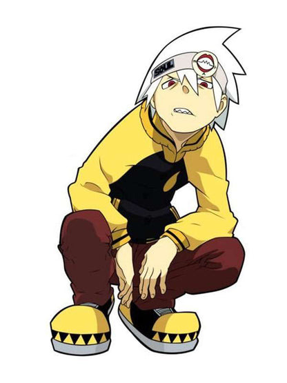 Soul Eater Evans Varsity Jacket - detail view
