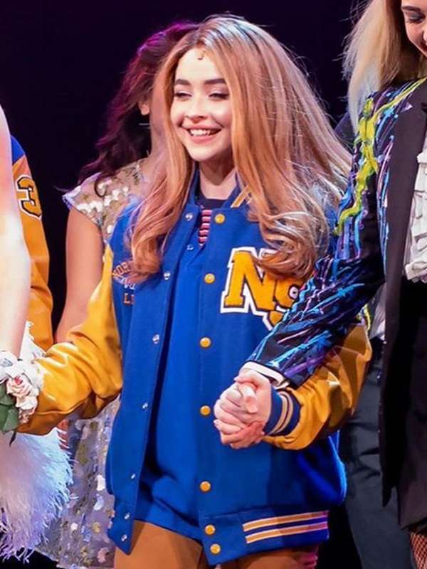 Sabrina Carpenter Mean Girls Movie Event Varsity Jacket