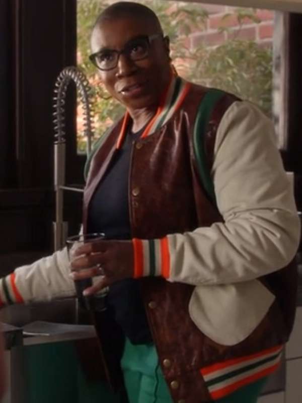 9-1-1 S06 Henrietta Wilson Varsity Jacket - back view