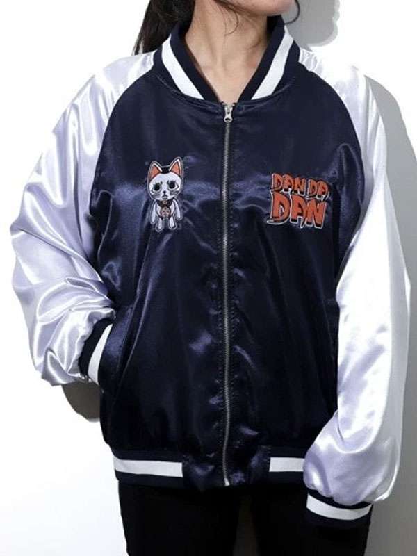 Dandadan Souvenir Varsity Jacket - detail view