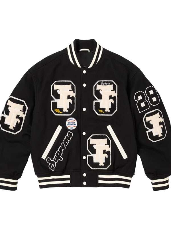 Supreme Drill Team Varsity Jacket - side view