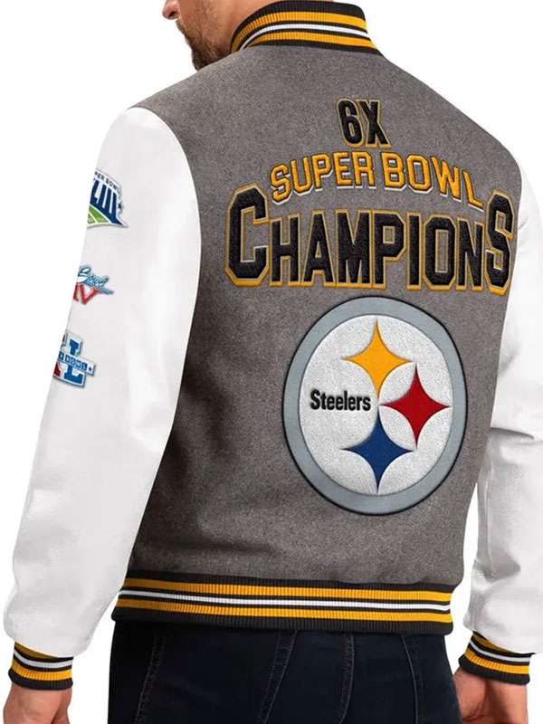 Super Bowl Steelers Varsity Jacket