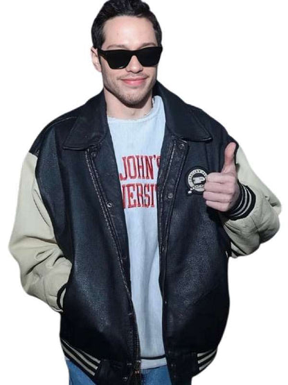 30th Annual Webby Awards Pete Davidson Varsity Jacket - side view