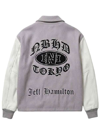 Neighborhood Jeff Hamilton Varsity Jacket - side view