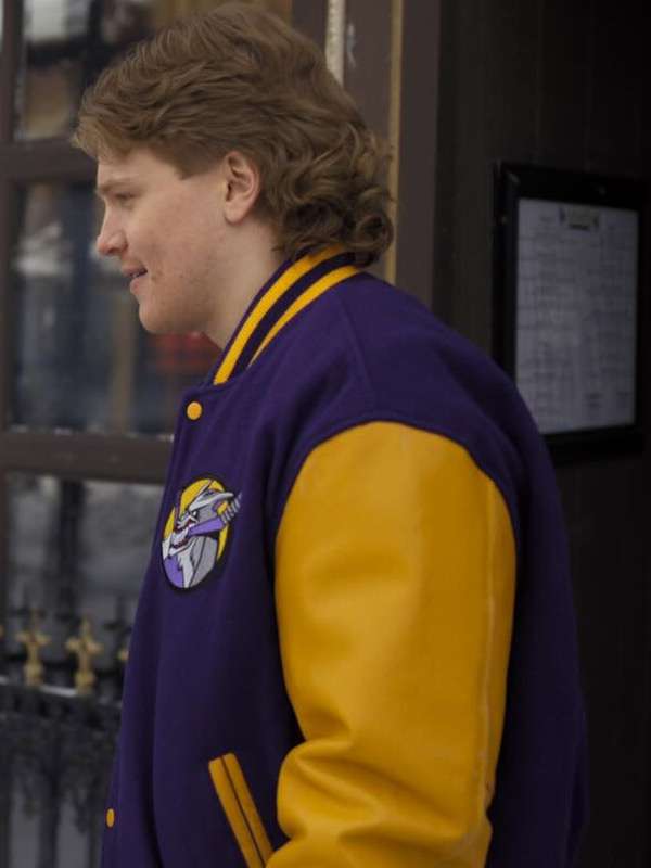 Aidan Shaw Finding Her Edge Varsity Jacket - alternate view