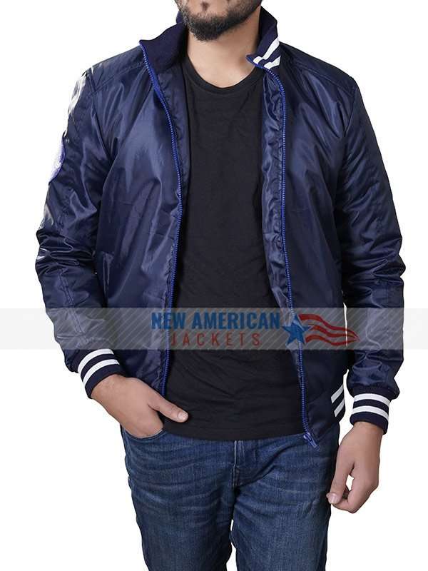 Ben Stiller the Watch Neighborhood Varsity Jacket - alternate view