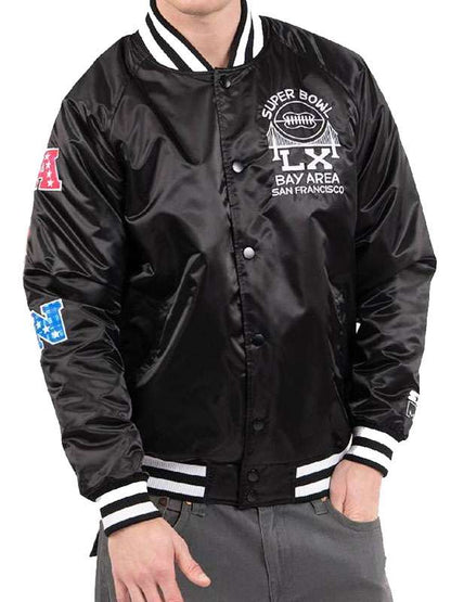 Michael Strahan Good Morning America Varsity Jacket - side view