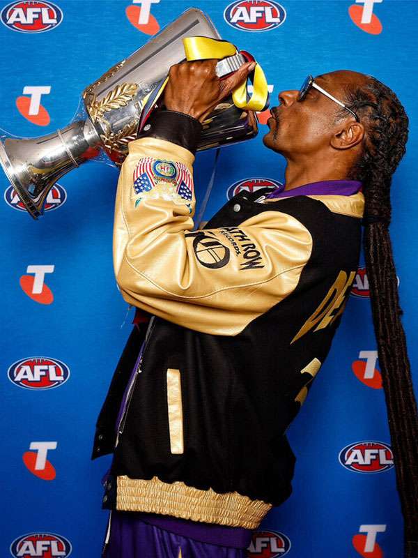 Afl 2025 Snoop Dogg Varsity Jacket - side view