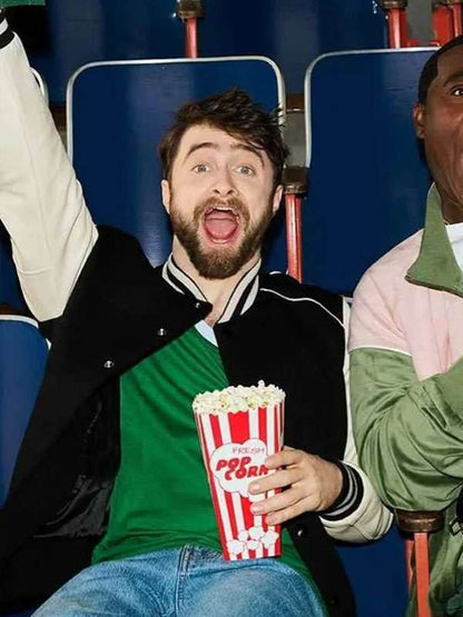 Daniel Radcliffe the Fall and Rise of Reggie Dinkins Varsity Jacket